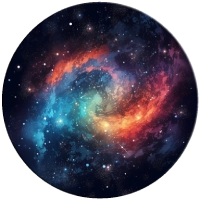 a swirling galaxy